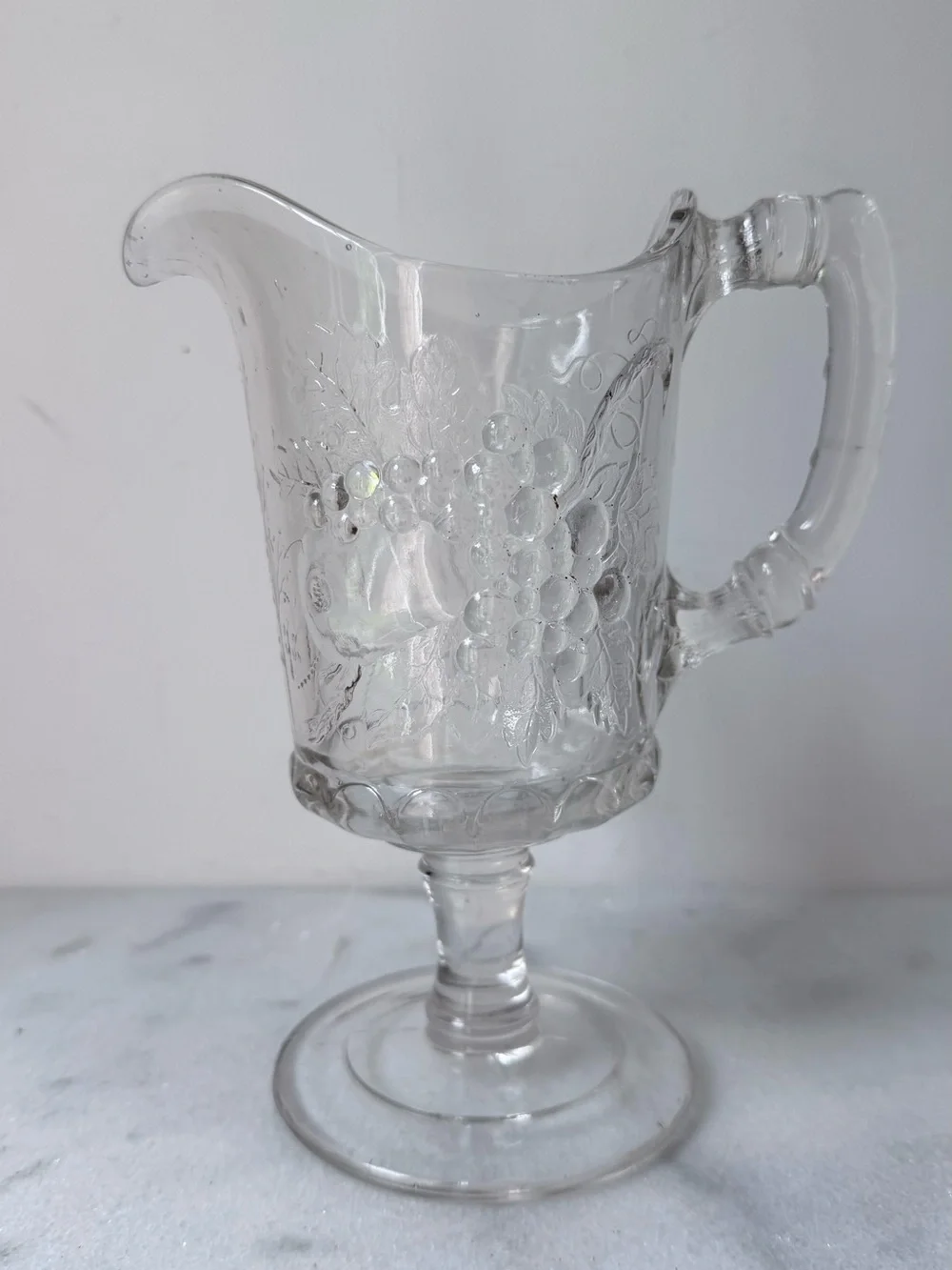 Dalzell Gilmore Leighton Strawberry & Currant or Three Fruits Milk EAPG Pitcher
